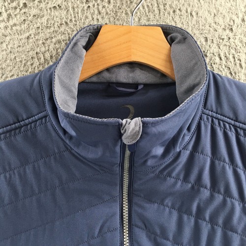 Zero Restriction Jacken Herren L Blau Full Zip Langarm Gesteppt Rollkragen - Bild 3 von 16