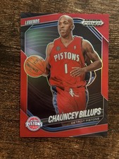 Chauncey Billups 2024-25 Panini Prizm Black Red Prizm 237/299 Legends #274