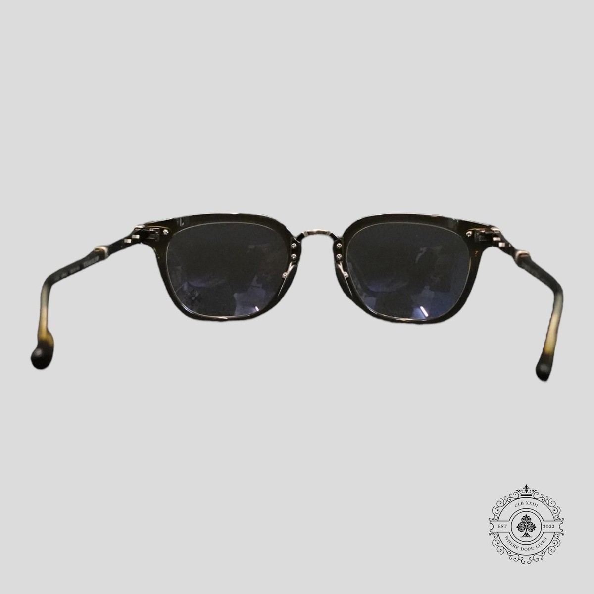 Chrome Hearts Titanasluvr Glasses in Grey/Silver | eBay