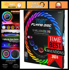 RGB Flying Disc - 108 LED Multicolor, Bright Smart Modes, Rechargeable, Waterpro