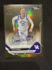 2025-26 Bowman U NOW Basketball March Madness Clara Strack Gold Auto /50