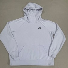 Nike Sportswear Essential Funnel Neck Hoodie Lave BV4116-548 Womens M