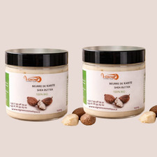 beurre de karité 100% bio et naturel 250g * 2