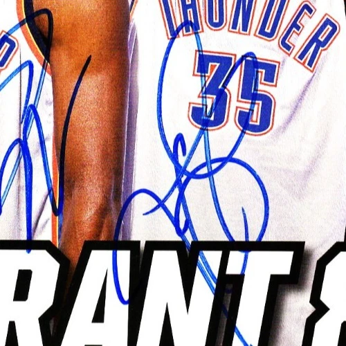 KEVIN DURANT & JEFF GREEN Signed June 2010 Slam Magazine JSA #CI92427 - Image 3 of 4