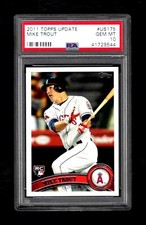 2011 Topps Update #US175 MIKE TROUT RC Los Angeles Angels PSA 10 GEM MINT