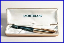 UNINKED 1955 Green Striated 14Ct EF 644 MONTBLANC Meisterstück NOS en caja
