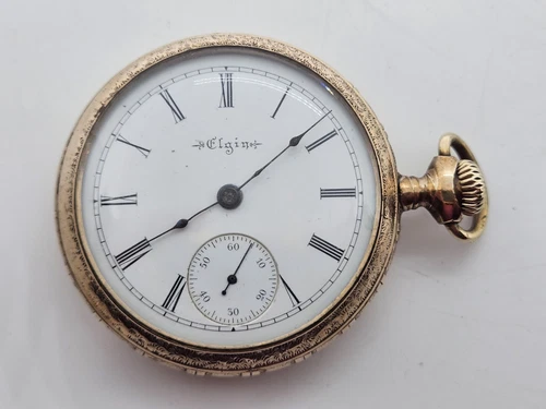 Antique Working 1900 ELGIN Victorian Gents 17 Jewel Pocket 226 Watch 18s