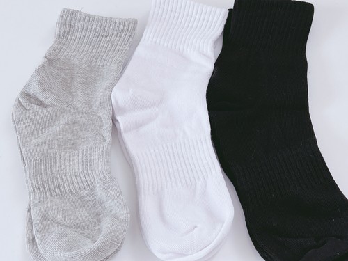 1Pair Girls Kids Boys White Black Grey School Formal Wedding short Socks 3-11Yrs - Picture 6 of 13