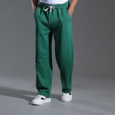 Men's Fall and Winter Sweatpants Large Size Men's Loose Straight Casual Pants