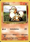 Growlithe (Caninos) - French WOTC Base Set 28/102 - NM - Pokemon