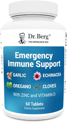Dr. Berg Emergency Immune Support W/Echinacea - Potent Blend of Herbal Extracts 
