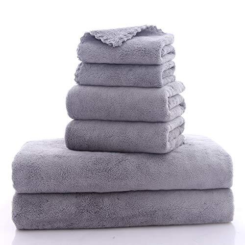 Ultra Soft Towel Set Quick Drying 2 Bath Towels 2 Hand Towels 2 Washcloths Micro - Picture 6 of 8