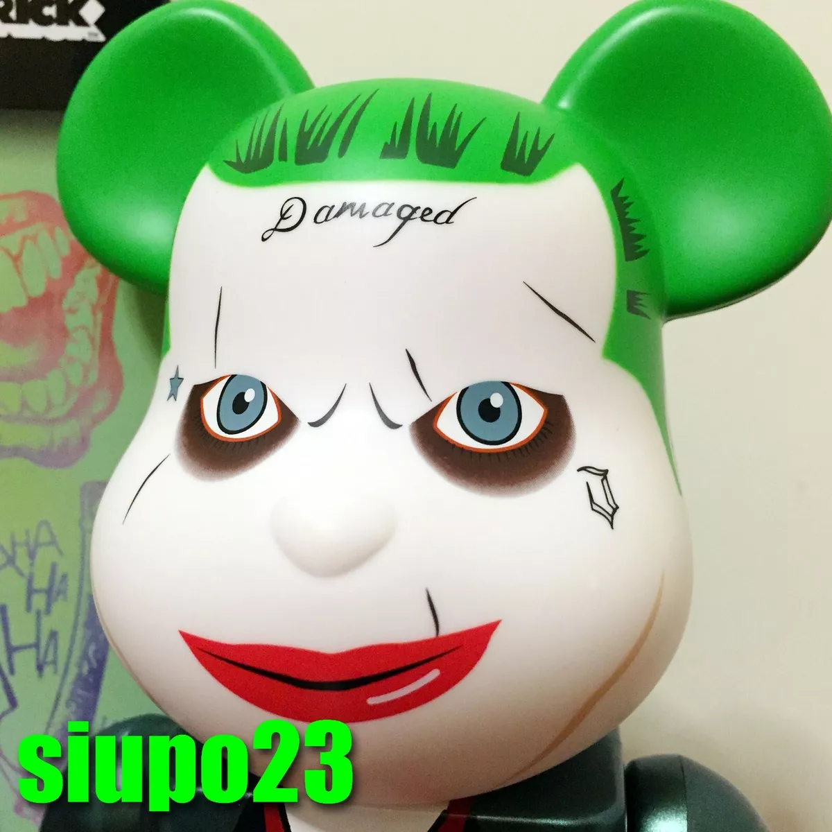 Medicom 400% Bearbrick ~ DC Comics Joker Be@rbrick Suicide Squad Version Batman Medicom 400% Bearbrick ~ DC Comics Joker Be@rbrick Suicide Squad Version Batman