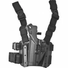 BlackHawk Serpa Tactical Holster Lvl 3 HK USP Compact P2000-C Euro  430609BK-L 