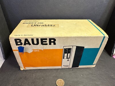 Bauer E 250 Electronic Flash Ultrablitz, Original Box & Paperwork