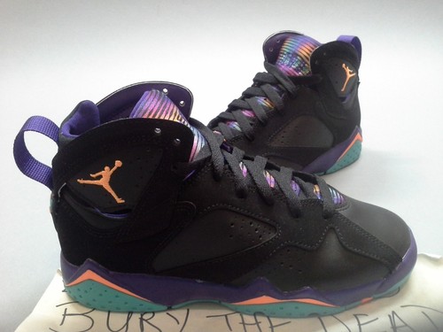 Air Jordan Retro 7 VII LOLA BUNNY GG 705417-029 Purple Citrus Girls GS BG  Nike | eBay