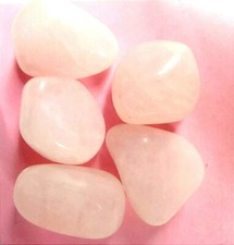 Quarzo rosa burattato burattata Cristalloterapia collezione qualità + burattati