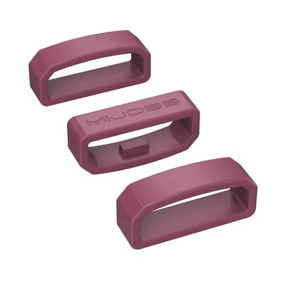 Silicone Watch Strap Band Loop Hoop Retainer Buckle Holder Ring Keeper