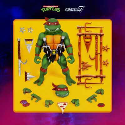 Raphael Teenage Mutant Ninja Turtles Ultimates TMNT 18 Figur Super7