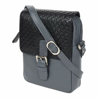 STARHIDE Damen weiche Premium Leder Schulter/Umhängetasche mit Fronttasche 