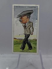 1931 Churchman  Prominent Golfers Small #5 James Braid (SET BREAK) (C)