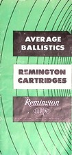 Remington Dupont Cartridges Ballistics Brochure Chart 1940s Kleanbore Priming Remington Dupont Cartridges Ballistics Brochure Chart 1940s Kleanbore Priming