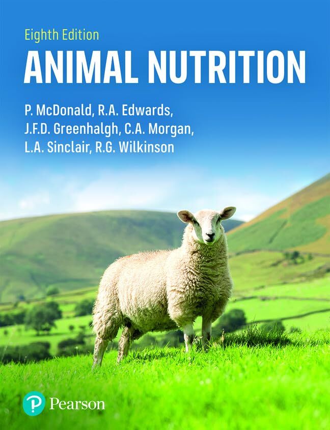 9781292251660 Animal Nutrition - Peter McDonald,J.F.D. Greenhalgh,Colin Morgan,R