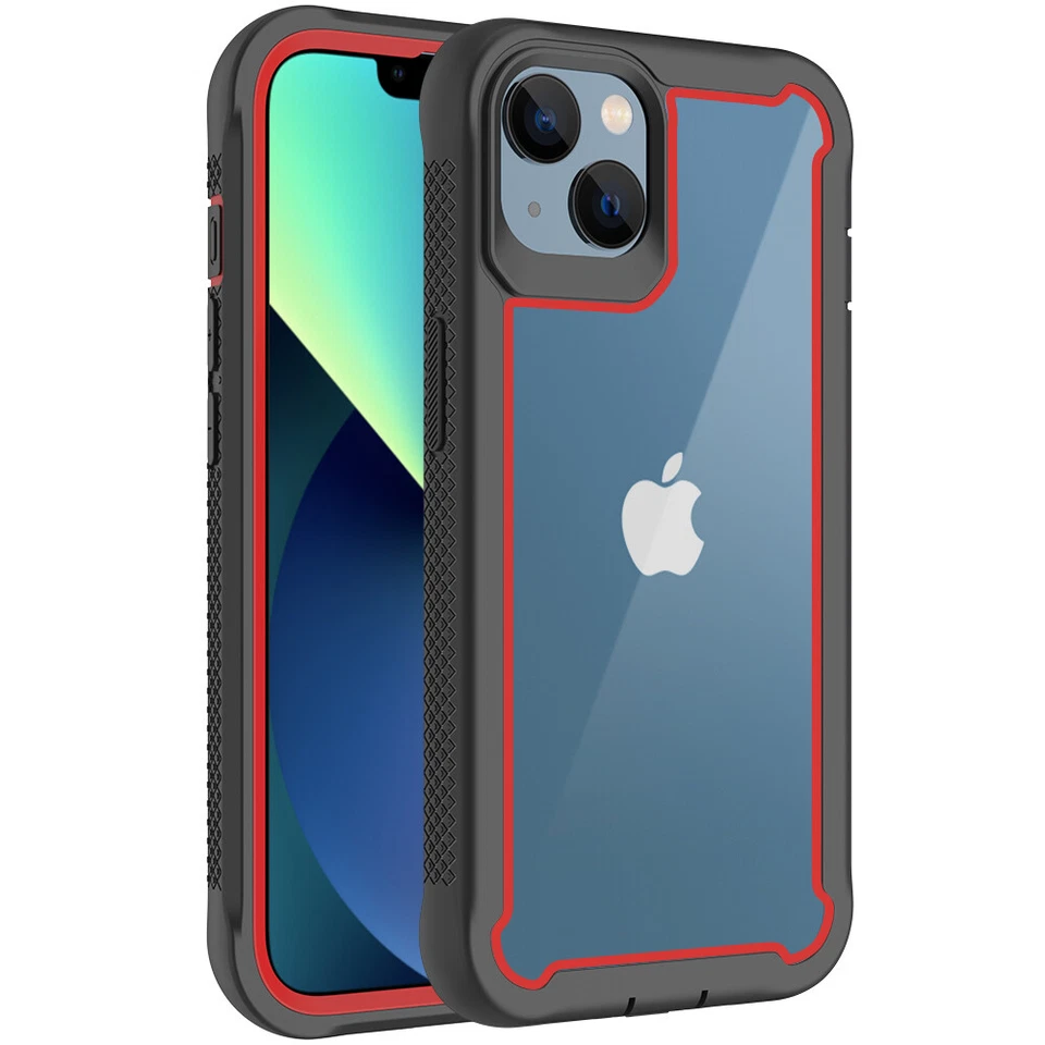 For iPhone 11 12 13 Pro Max XR XS MAX Clear Case Cover+Tempered Glass Protector - Image 4 of 4
