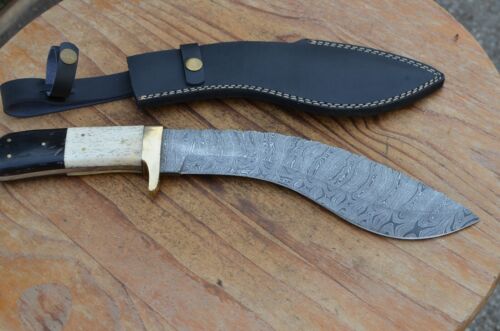damascus hand forged kukri hunting knife From The Eagle Collection 5668 - Picture 1 of 13
