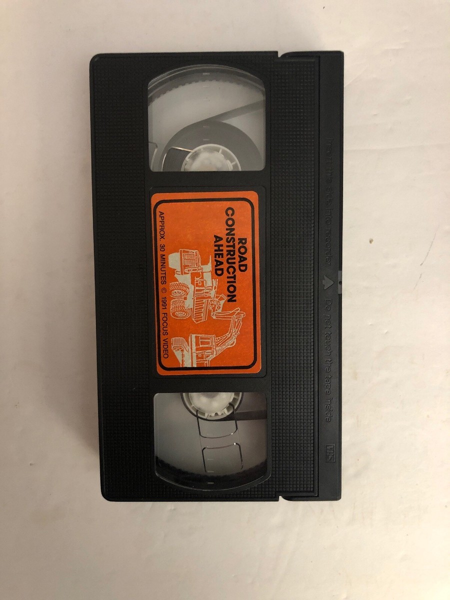 Fred Levine's Road Construction Ahead VHS 1991 TESTED RARE