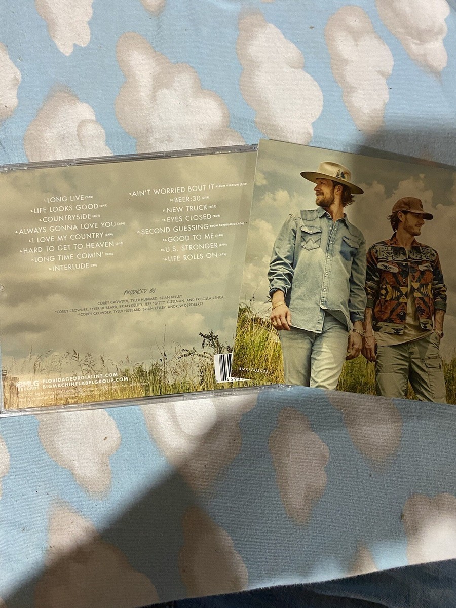 AUTOGRAPHED FLORIDA GEORGIA LINE Life Rolls On SIGNED CD Long Live