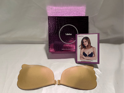 Strapless Self Adhesive Cup Bra Size A Cup Nude in Color | eBay