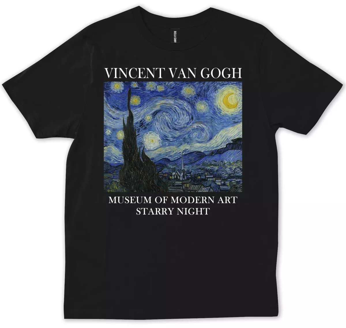 Vincent Van Gogh The Starry Night Unisex Unisex Clothing Painting T T-shirt