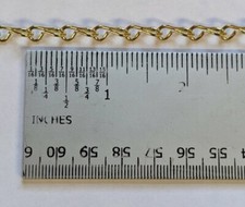 18g Brass Jack Chain for Stained Glass - 2 Feet