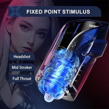 Automatic Handsfree Male Masturbator Thrusting Suck Stroking Blowjob Lubricants