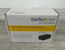 Startech USB3.1 10Gbps Dual 2.5  SATA Drive Enclosure