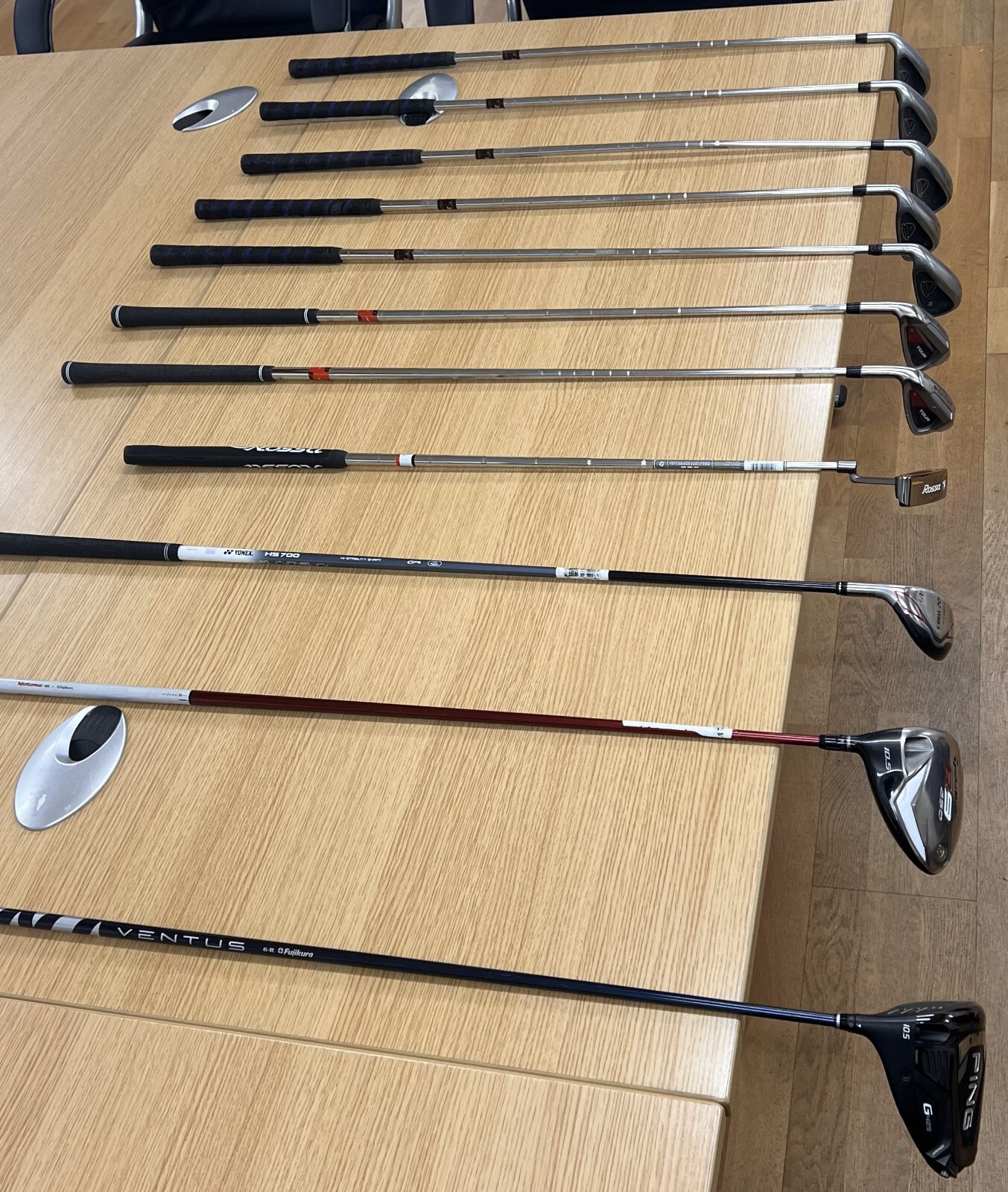 Left Handed golf used golf clubs Full set mixed brands with Ping mens