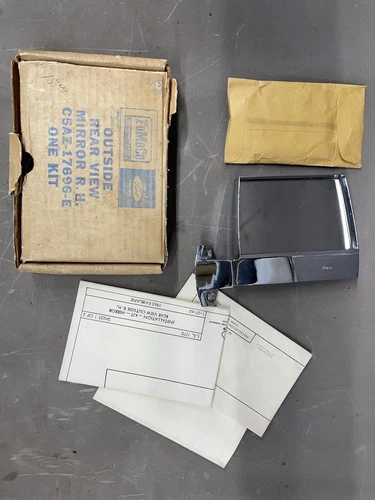 NOS 1965-1966 Ford Fairlane Galaxie Rear View Mirror Ranchero LTD Marauder OEM