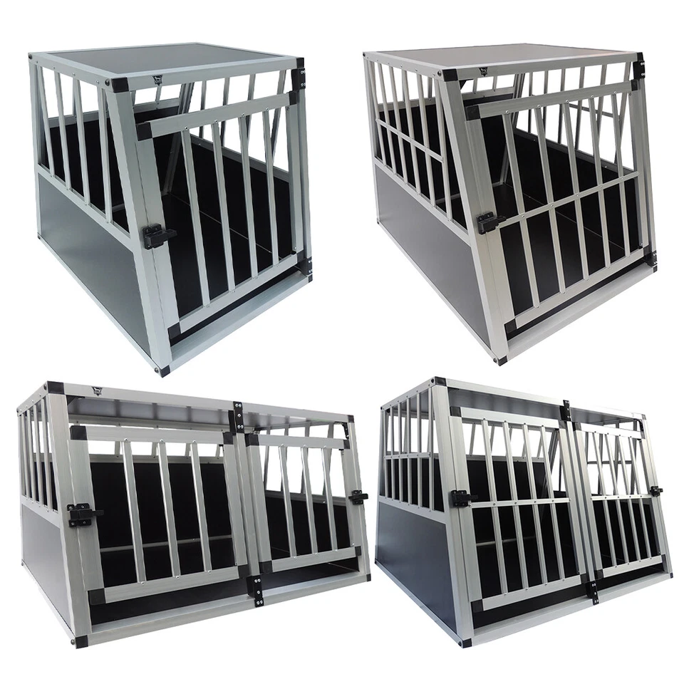 SPOCADO "Villa" Hunde Transportbox verschiedene Größen schwarz/grau neu