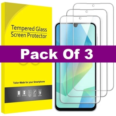 NOT SPECIFIED 3 Pack of Samsung Galaxy A16 5G /A16 CLEAR Tempered Glass Screen Protector Cover