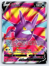 Crobat V 182/189 Full Art Darkness Ablaze Pokemon Card - NM Near Mint