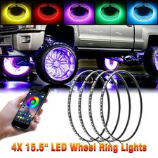 4 In 1 15.5 Car Rgb Led Wheel Ring Lights Rim Strip Turn Signal App Control 4 In 1 15.5 Car Rgb Led Wheel Ring Lights Rim Strip Turn Signal App Control
