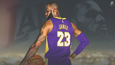 Lebron James Back Poster POSTER 24x36