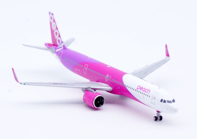 1:400 JC Wings Peach Airlines Airbus A321neo JA902P Diecast
