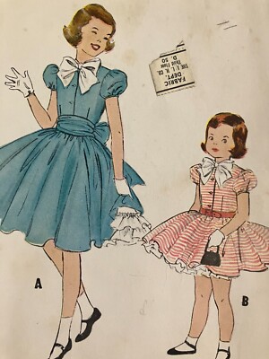 Vintage 1954 McCall's 9776 Girl's Petticoat Dress 26 Bust | eBay Vintage 1954 McCall's 9776 Girl's Petticoat Dress 26 Bust | eBay