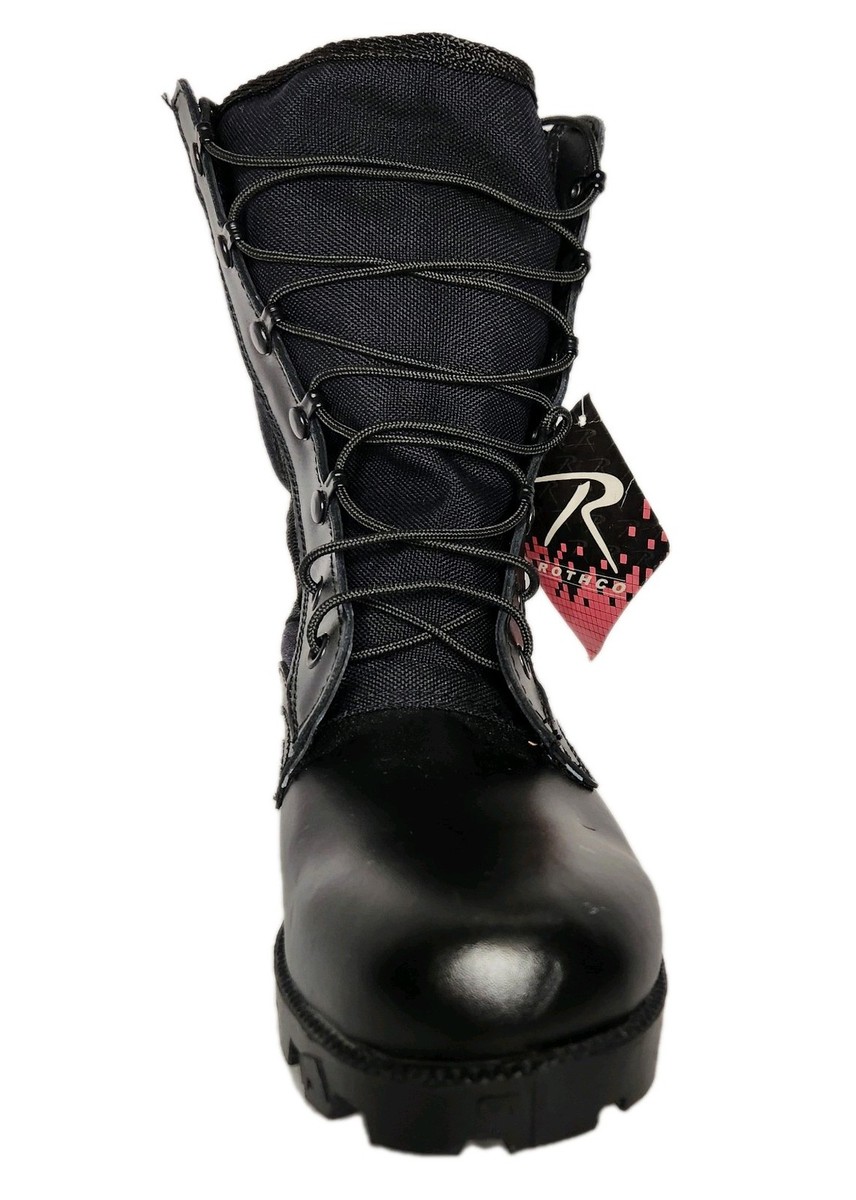 Rothco Men\'s Jungle Boots 6 Regular Black US Military New With Tag No Box Rothco GI Style Jungle Boots - Military Boots for Adults and  main image 2