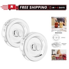 Easy-Remove Handle Fermentation Weights for Gallon Jars - 2 Pack of 3.15 Inch