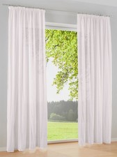 Vorhang weiß 245x130cm HEINE Dekostore Crash-Optik 1tlg. (4) UVP: 34,99€ 1.9070