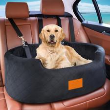 Dog Car Seat for Medium Dogs up to 50 Lbs, Pet Booster Seat for Cars Suvs and Tr