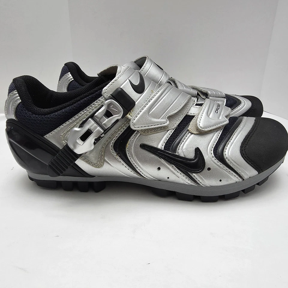 De colección Nike ACG YVR Plus Zapatos de Ciclismo Cromados Para Hombre 9.5 SPD Sin Clip MTB 275218 '07 Foto 2 de 4